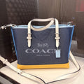 Coach Bags | Coach Mollie Tote 25|Blue|Premium Quality|