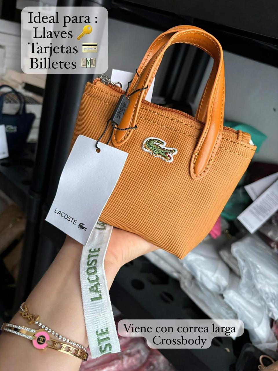 Lacoste Mini Crossbody Bag| Yellow