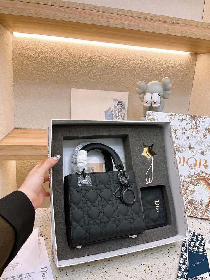 Lady Dior Mini Bag| Black