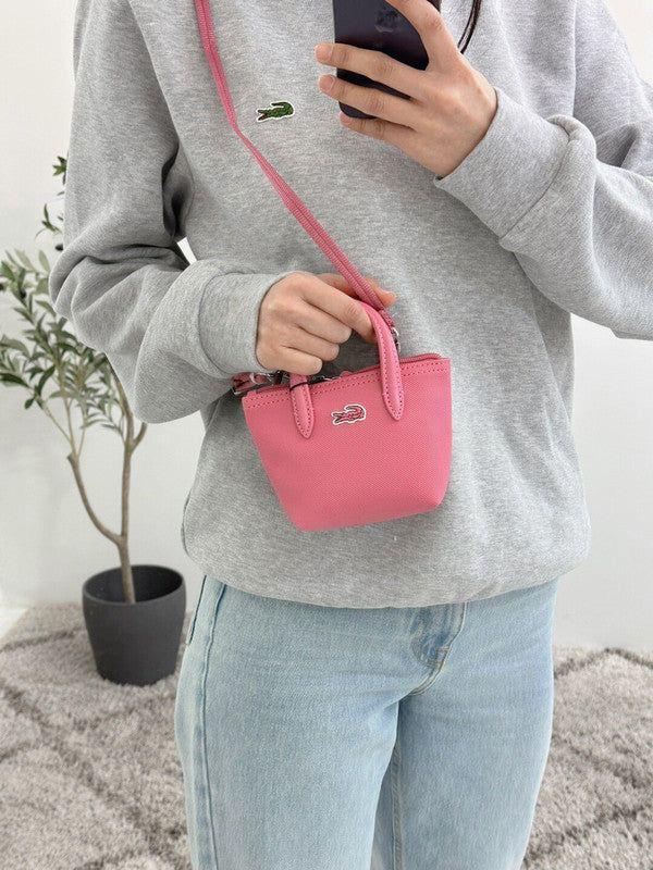 Lacoste Mini Crossbody Bag| Pink